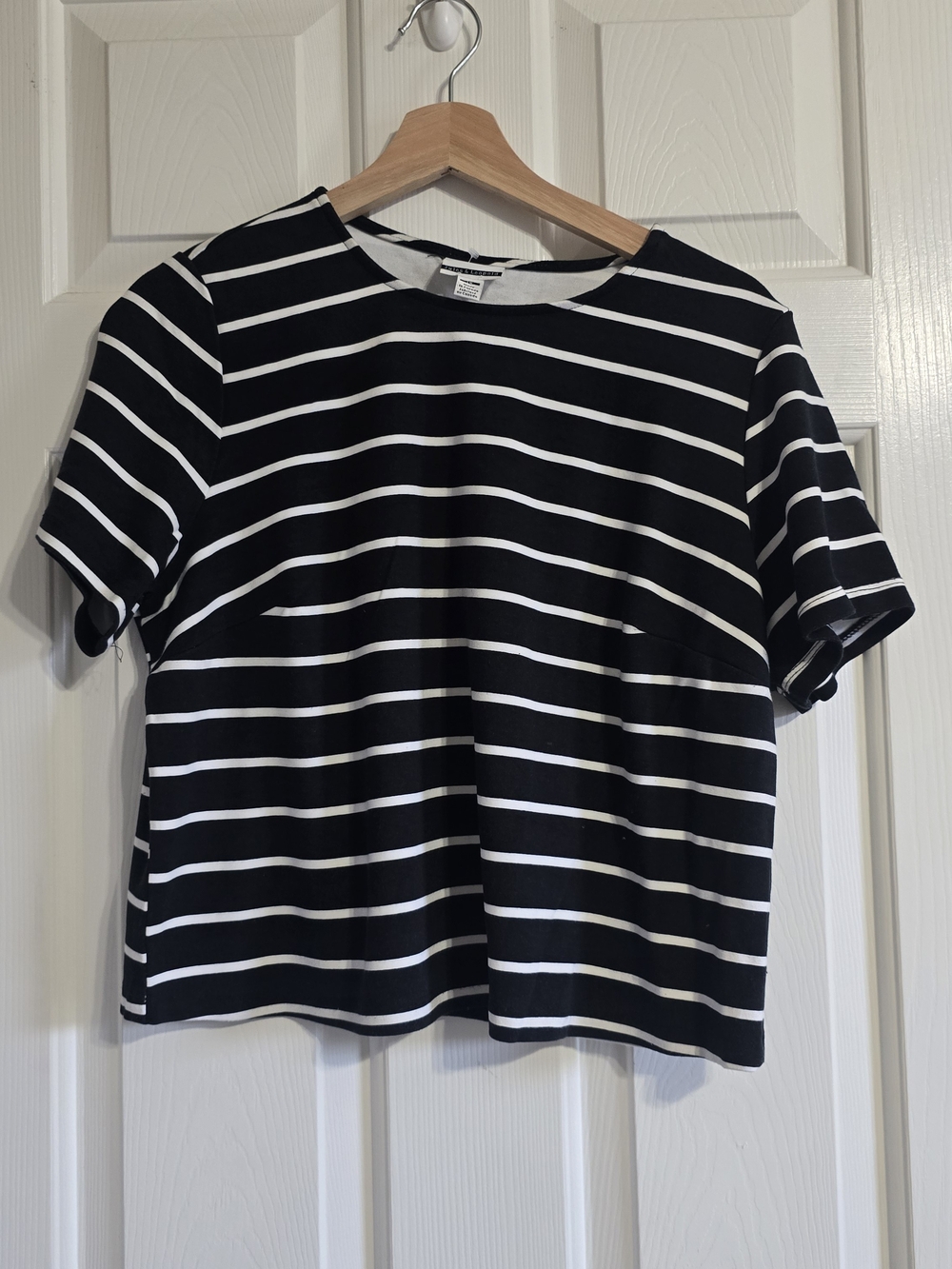Jules & Leopold Black and White Striped Tee